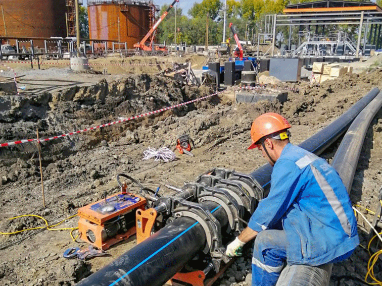 Строительство сетей г. Кемерово Нефтебаза