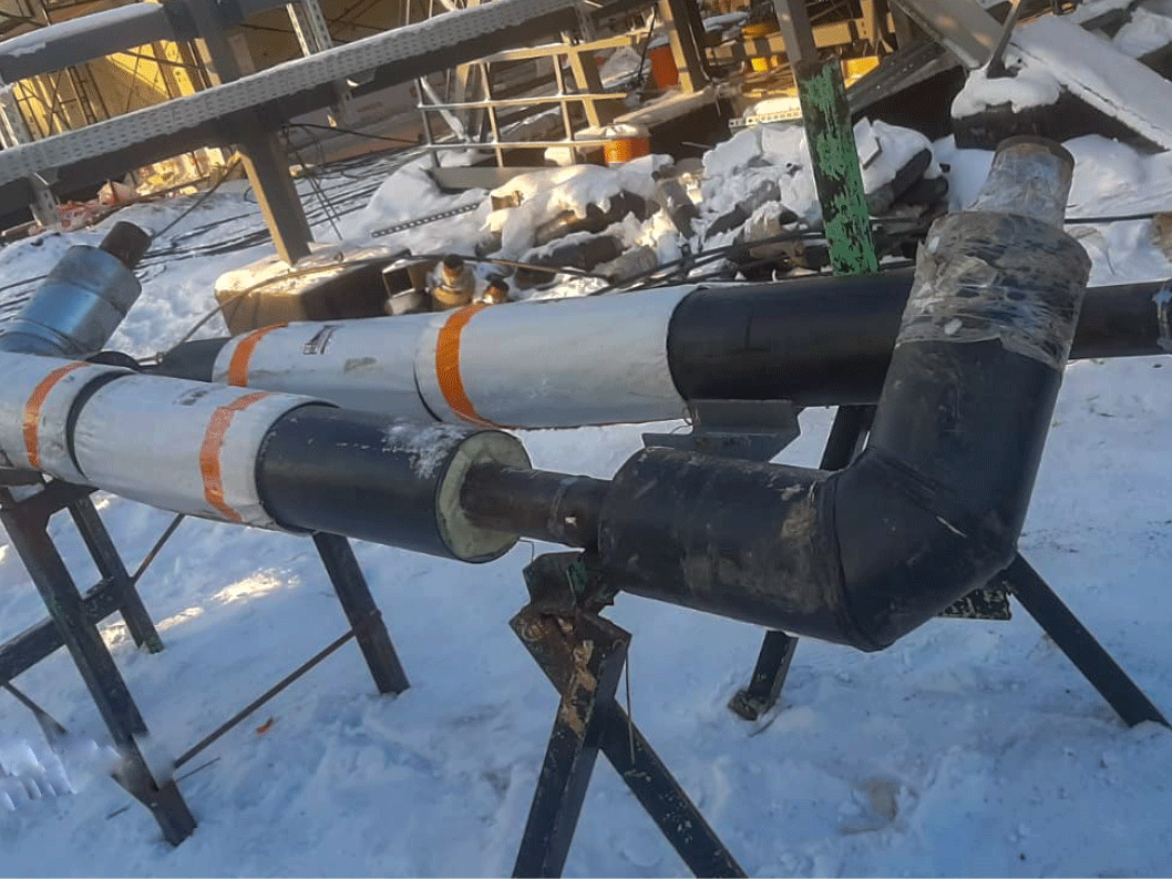 Строительство теплосети г. Кемерово Нефтебаза