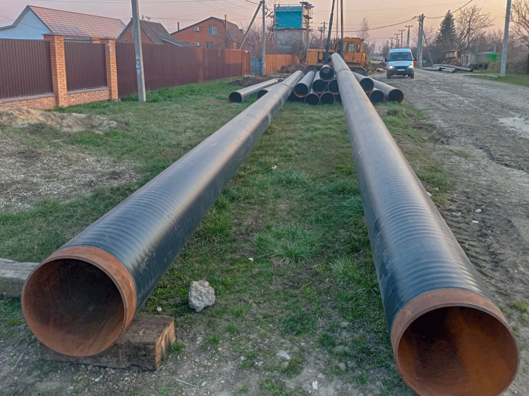 г. Краснодар строительство газопровода высокого и низкого давления для жилого массива