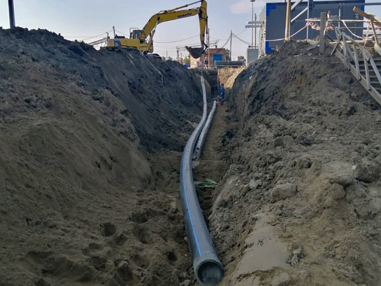 Строительство сетей г. Кемерово Нефтебаза