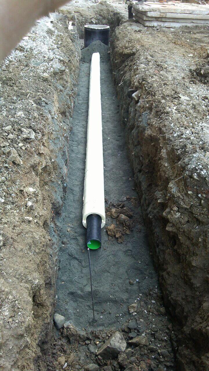 Строительство инженерных сетей в ЖК «Clever Park», фото отчет.