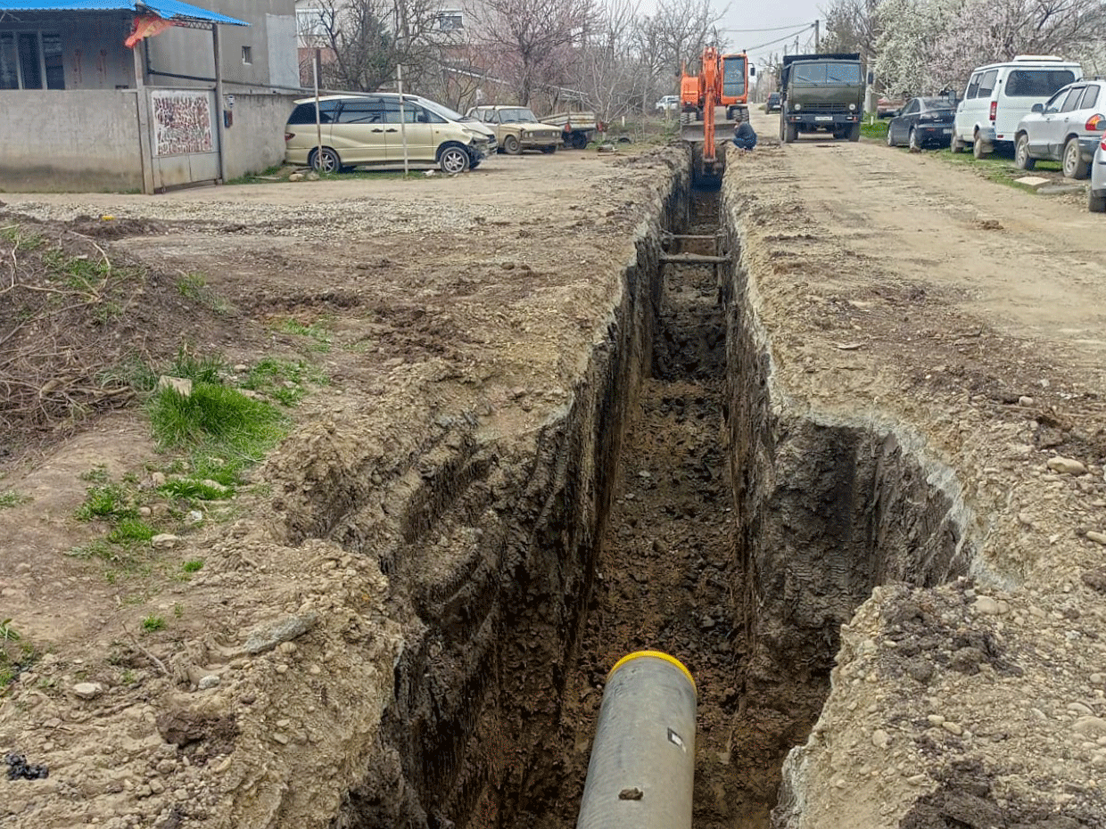 Завершается строительство газопровода в г. Краснодар для жилого массива