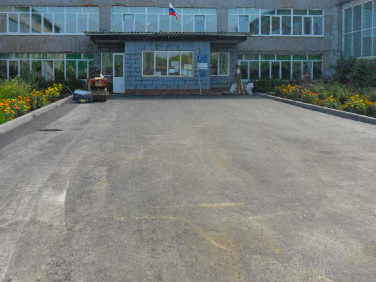 Благоустройству пешеходных дорожек в школе п. Ачит