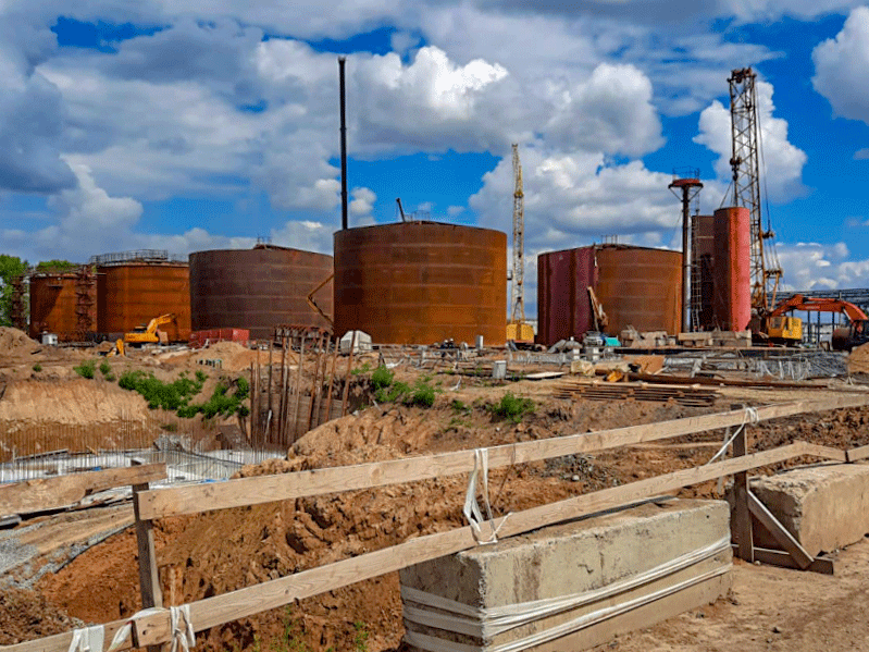 Новый объект - Нефтебаза г. Кемерово