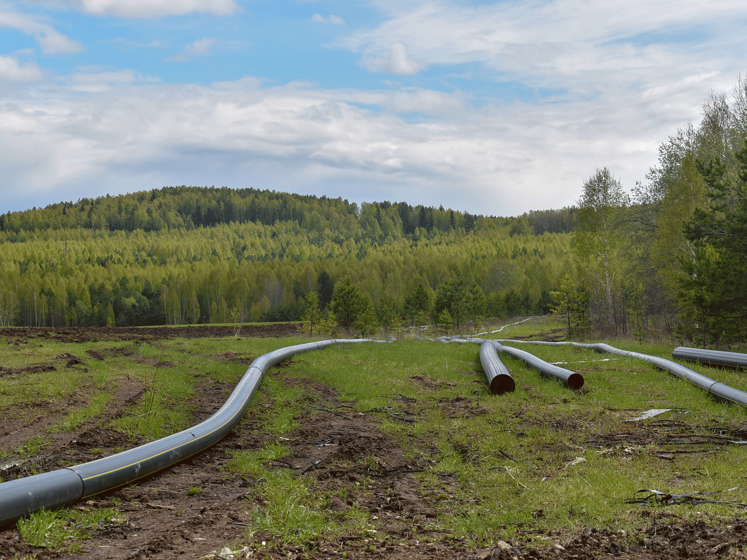 Строительству межпоселкового газопровода в  п. Сарана