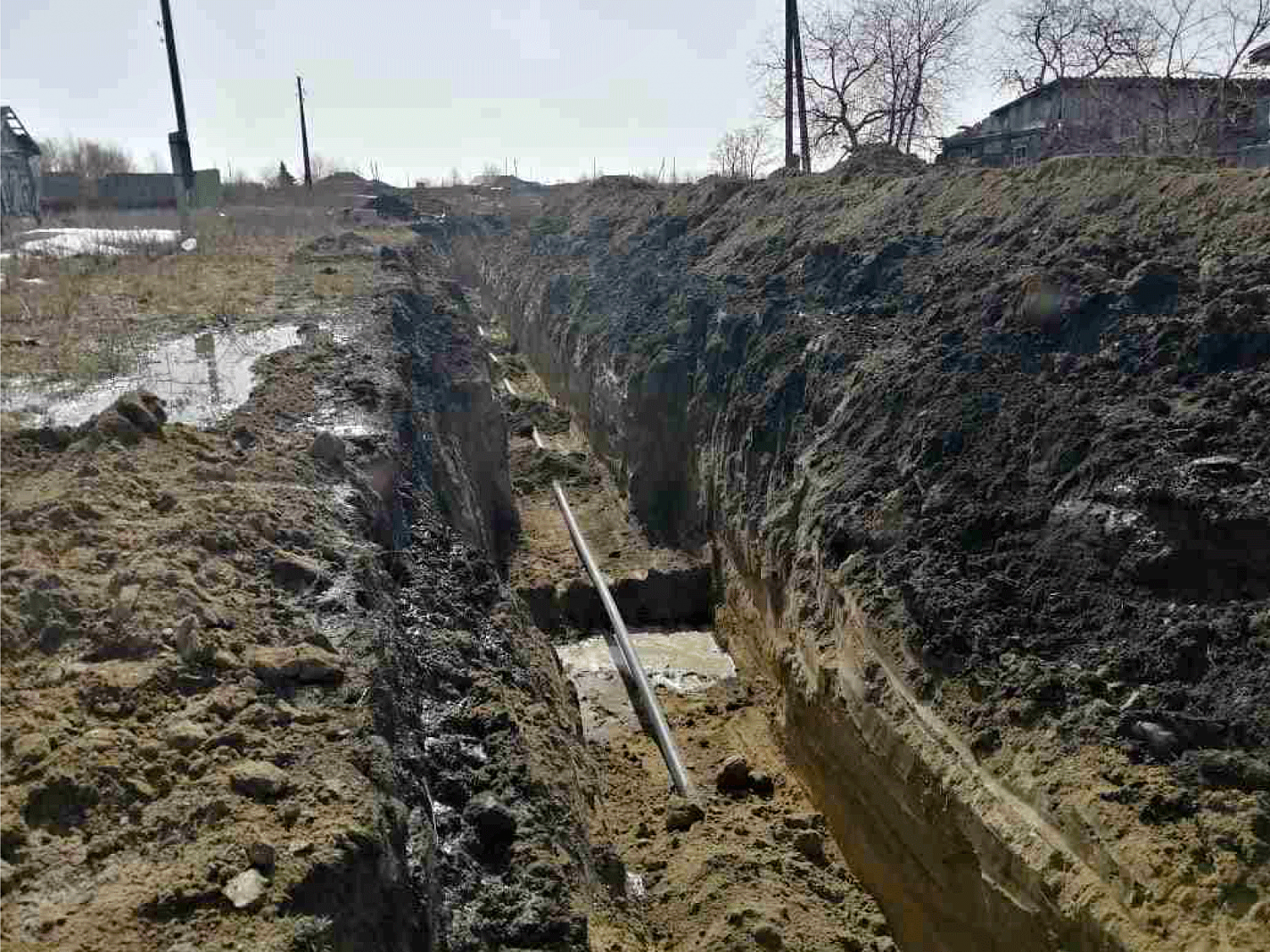 Реконструкции изношенной сети водопровода с. Артын