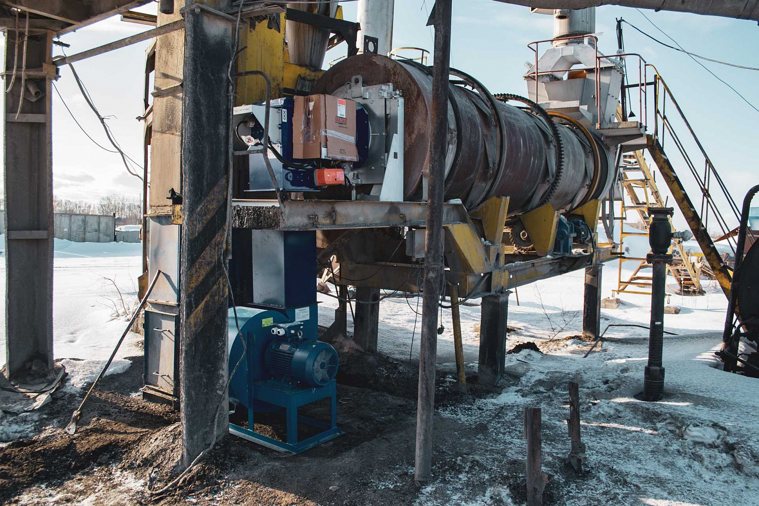 Монтаж газовых горелок для асфальтового завода в Каменск-Уральском