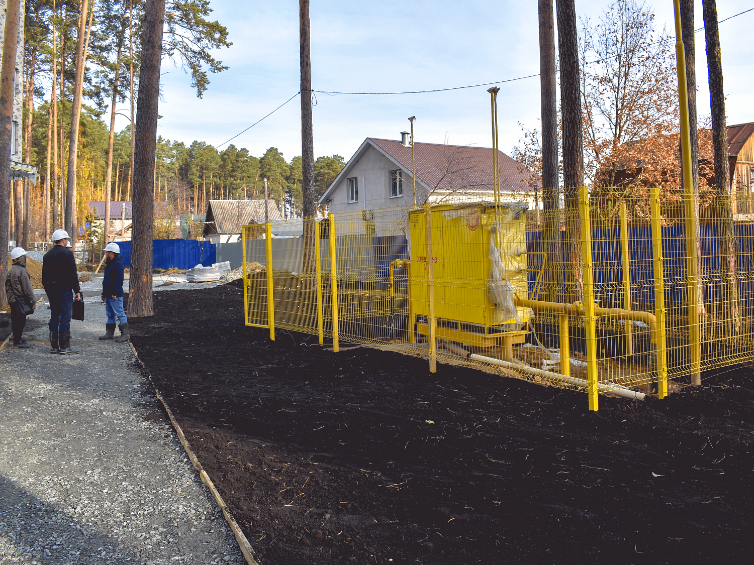 Завершилось строительство газопровода и котельных для ЖК Лес