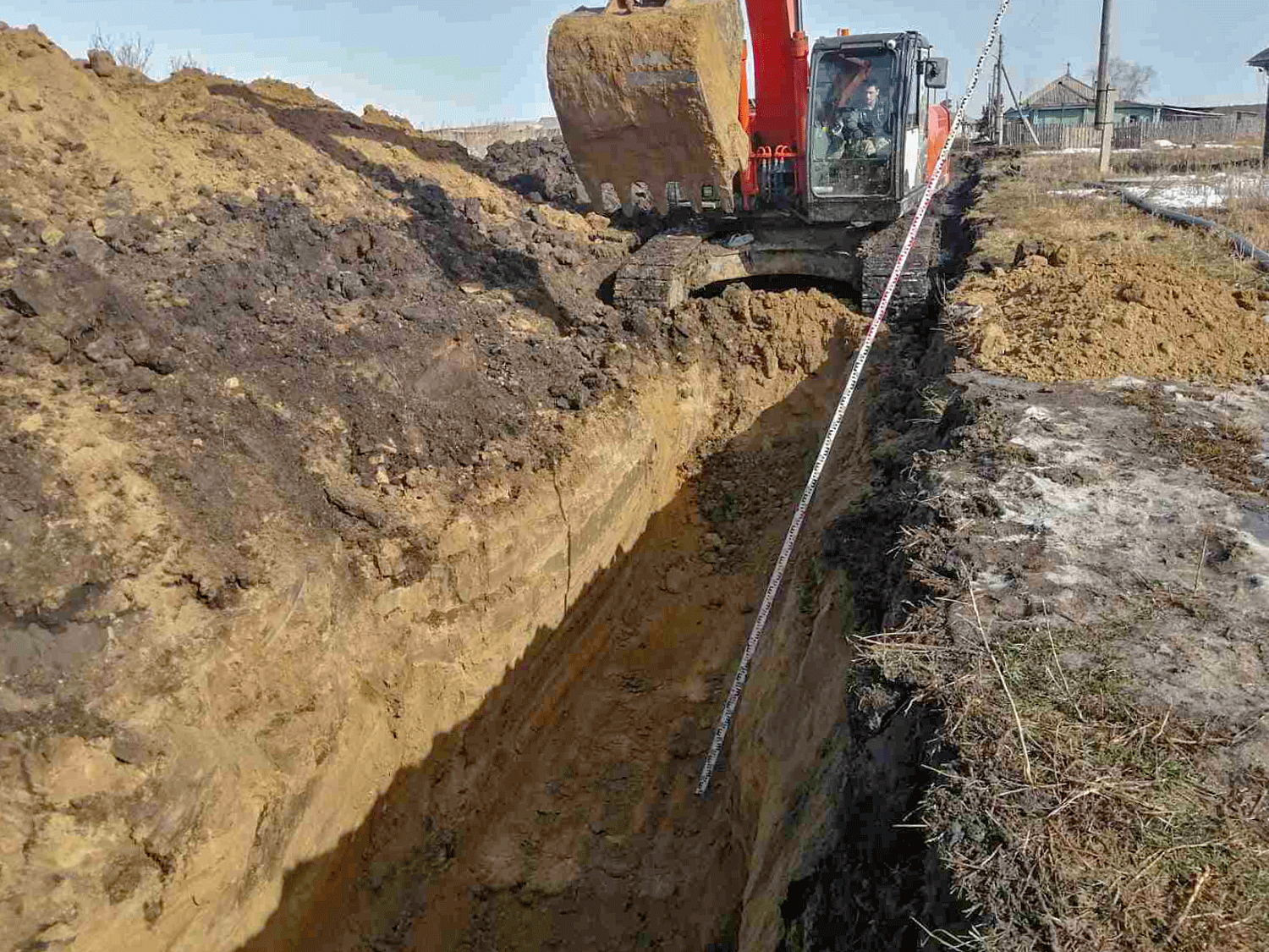 Реконструкции изношенной сети водопровода с. Артын