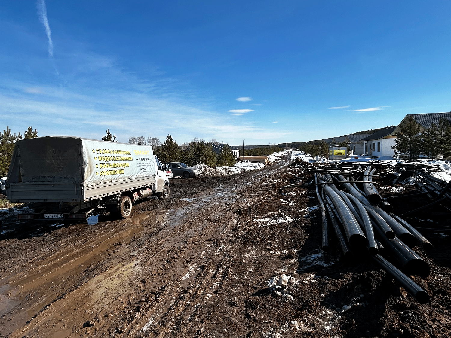 Газификация поселка ISET VILLAGE