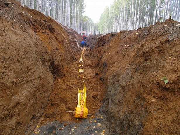 Строительство поселкового газопровода в КП «Хрустальный»