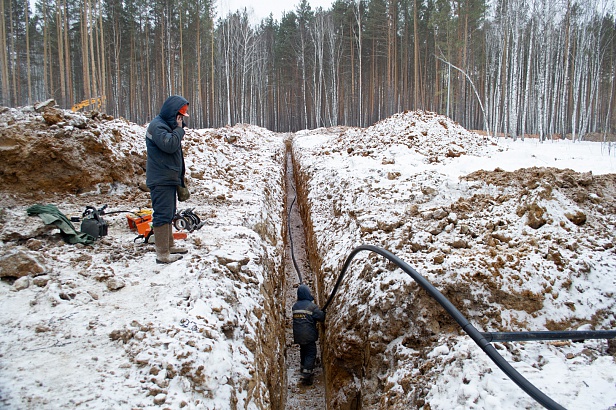 Сети газоснабжения и водоснабжения для поселка «Косуля»