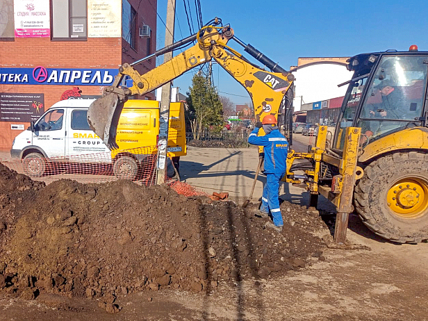 Краснодар - строительство газопровода для жилого массива «Голубой поток»