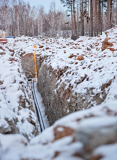 Строительство поселкового газопровода в КП «Хрустальный»