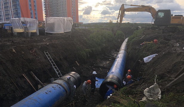 Переустройство сетей водоснабжения в микрорайоне ВИЗ