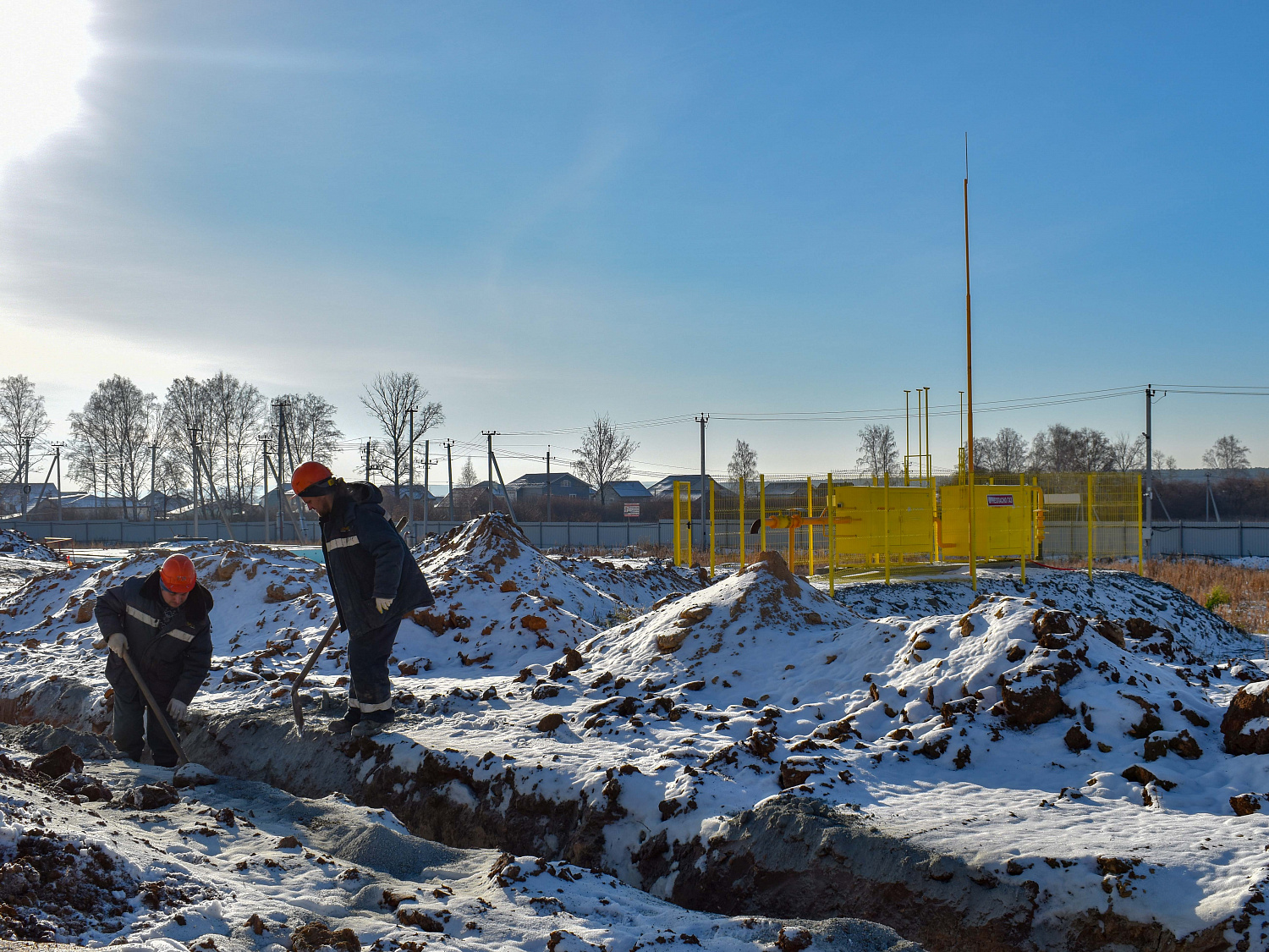 Газификация промышленного объекта - линии порошковой окраски в Белоярском районе
