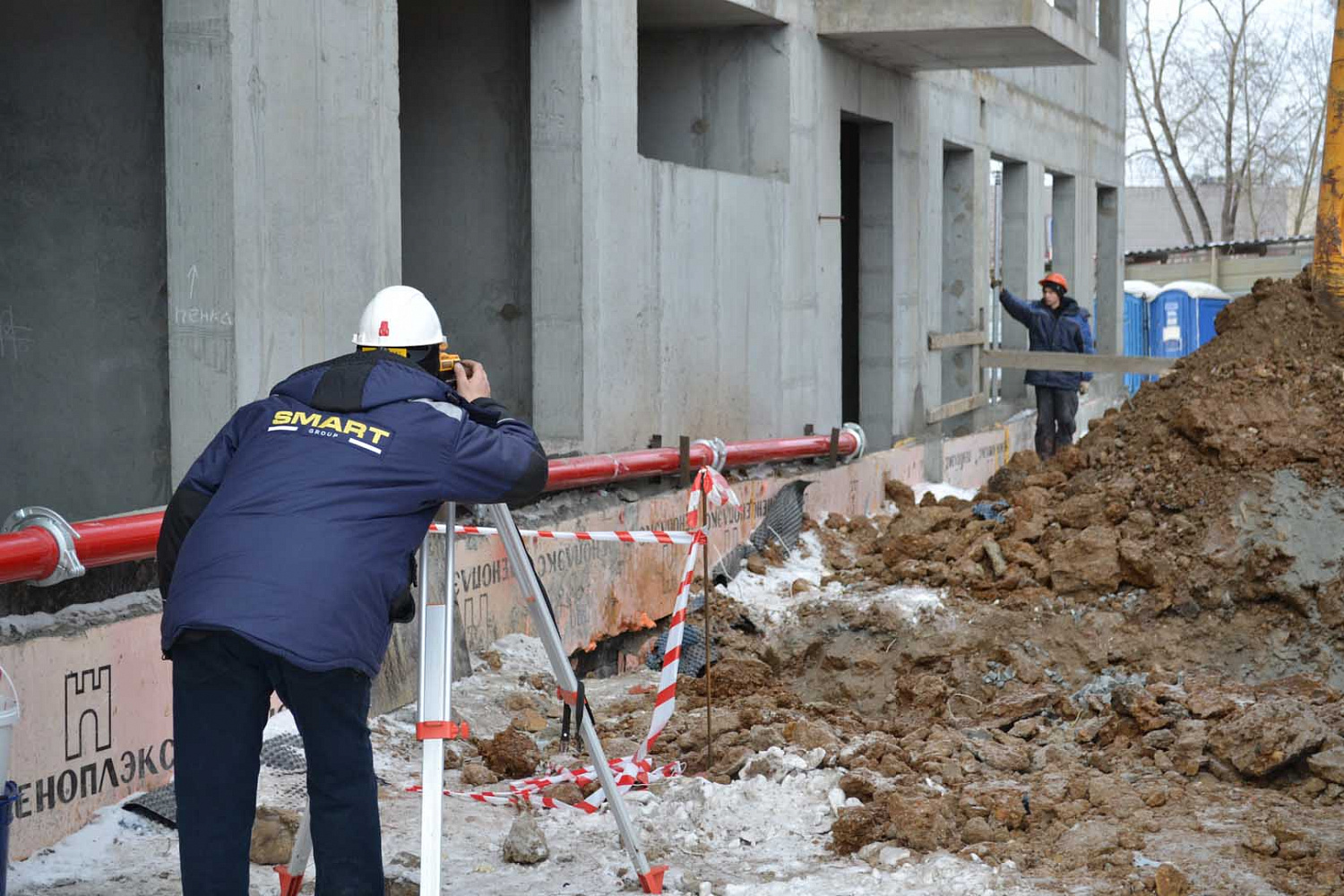 ЖК «Малевич». Строительство теплосети.