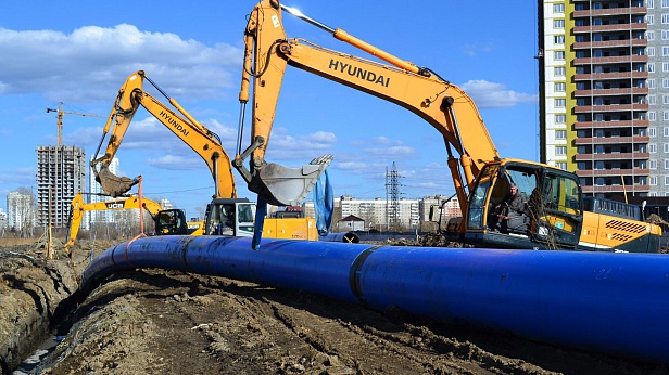 Переустройство сетей водоснабжения в микрорайоне ВИЗ