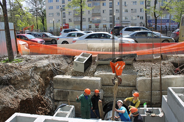 Реконструкция водопроводных сетей по ул. Татищева и на центральном стадионе