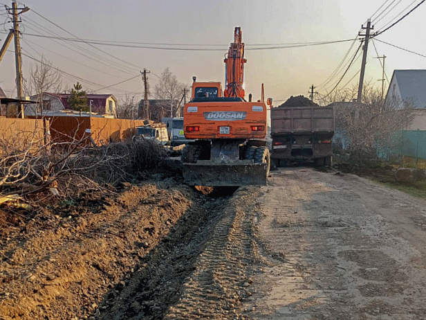 Краснодар - строительство газопровода для жилого массива «Голубой поток»