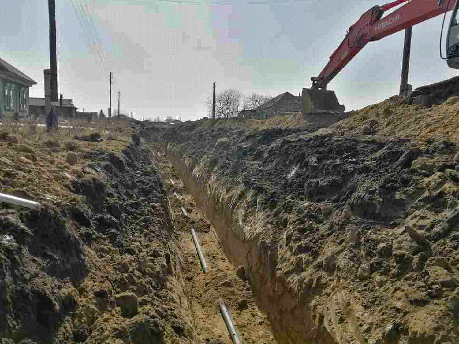 Реконструкции изношенной сети водопровода с. Артын