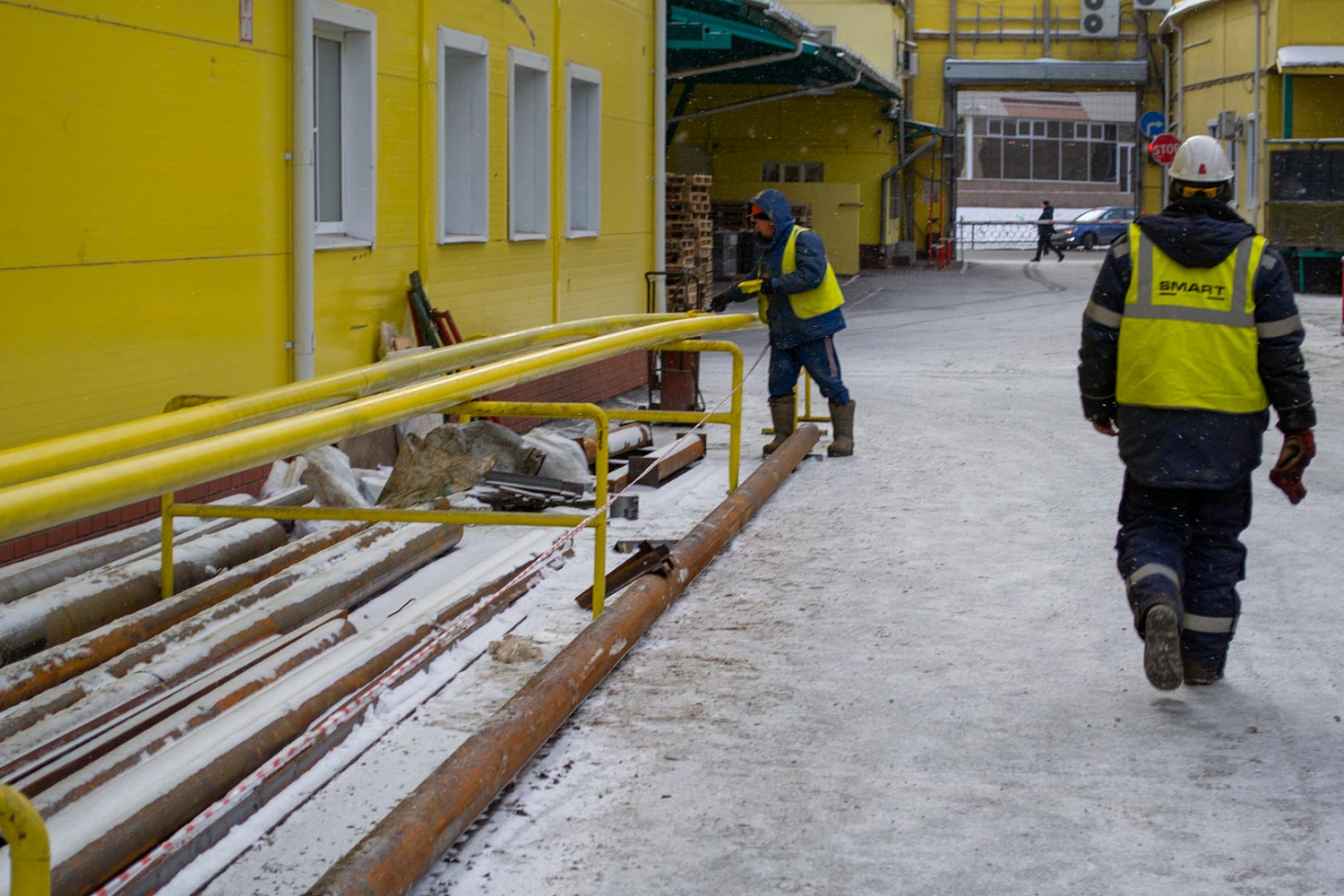 Строительство газопровода высокого и среднего давления для АО «СМАК»